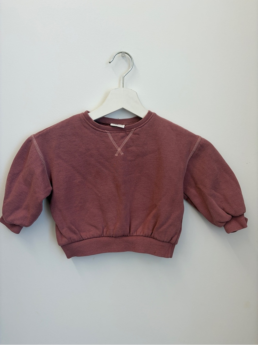Zara Kids Sweatshirt in Dusty Mauve